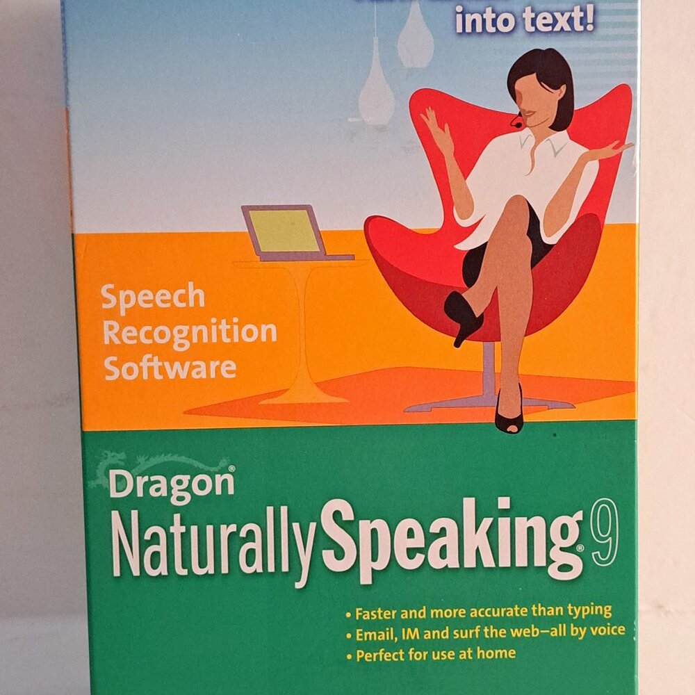Dragon Naturally Speaking Version 9 Headset Included NEW UNOPENED